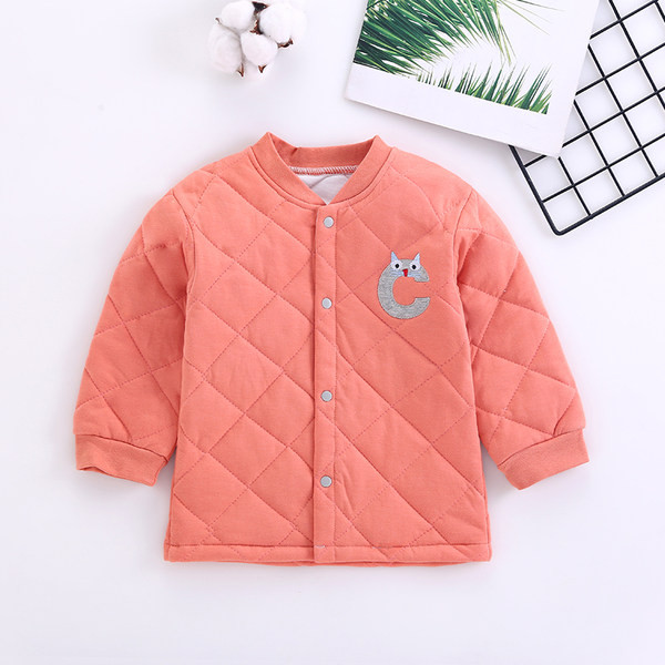 Mazuļa veste ar apdruku un pogas aizdari