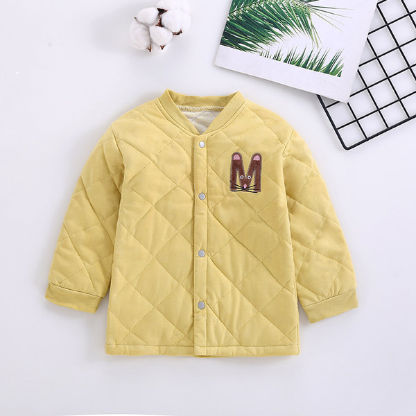 Mazuļa veste ar apdruku un pogas aizdari