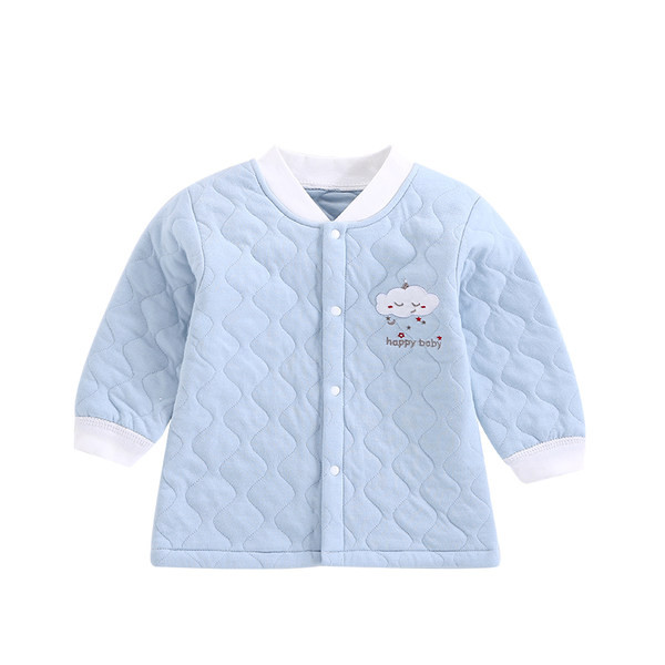 Mazuļa veste ar apdruku un pogas aizdari