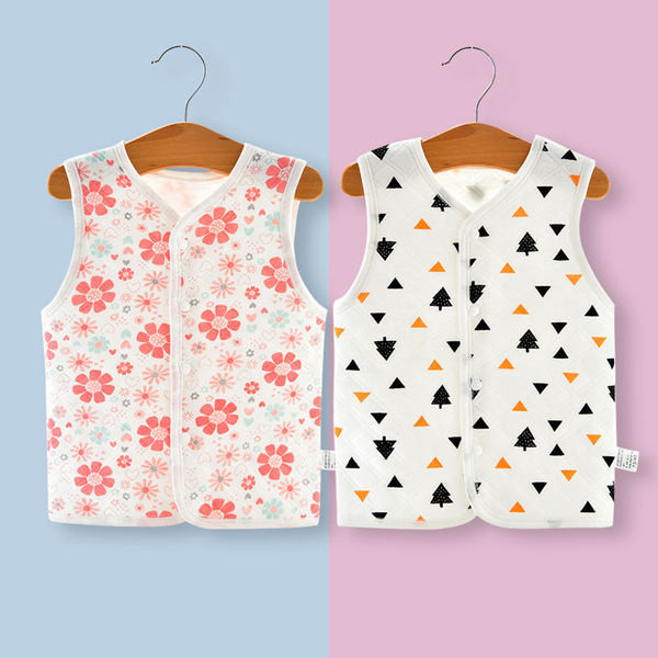 Bērnu mazuļa veste ar apdruku un pogām