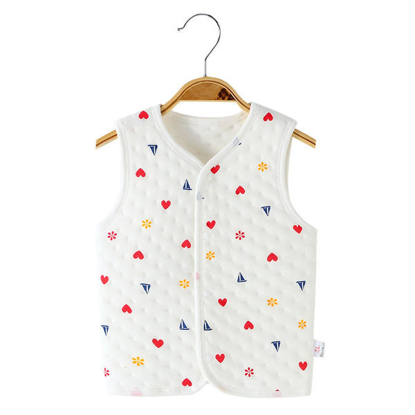 Bērnu mazuļa veste ar apdruku un pogām