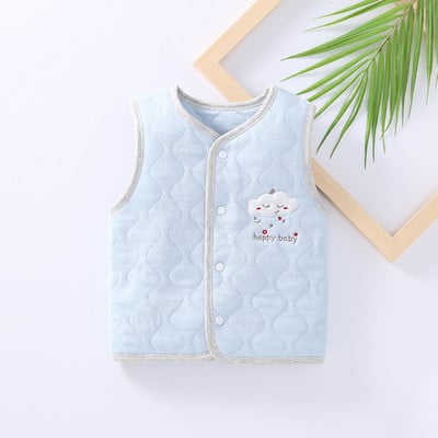 Baba mellény gombokkal és nyomattal