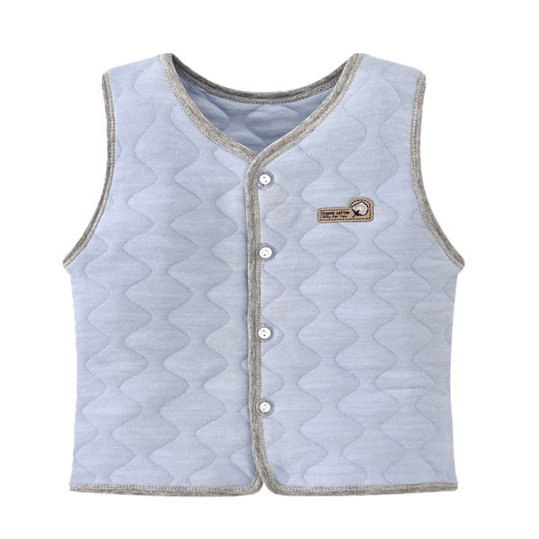 Baba mellény gombokkal és nyomattal