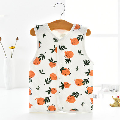 Baba steppelt mellény nyomattal és gombokkal