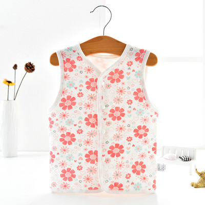 Baba steppelt mellény nyomattal és gombokkal