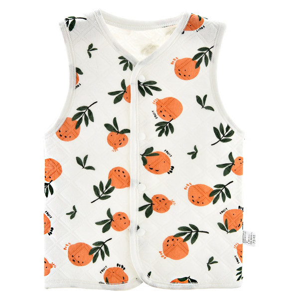 Baba steppelt mellény nyomattal és gombokkal