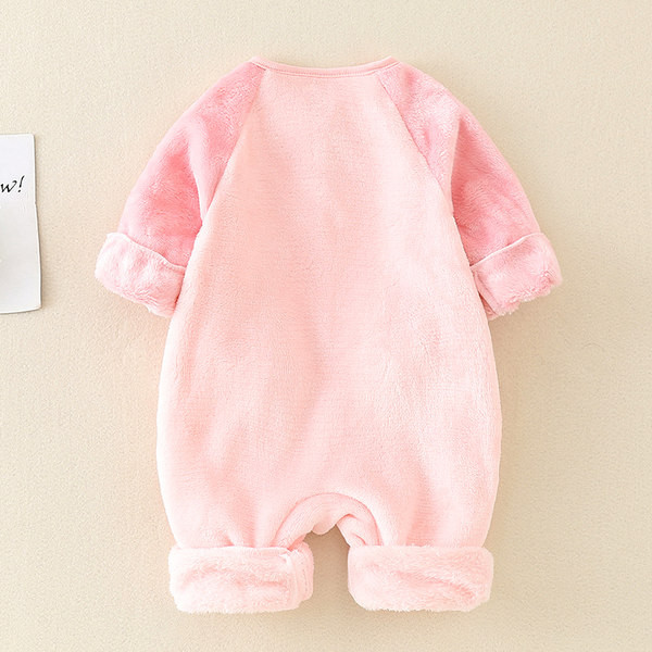 Zīdaiņu flīsa kombinezons ar kabatu un pogām