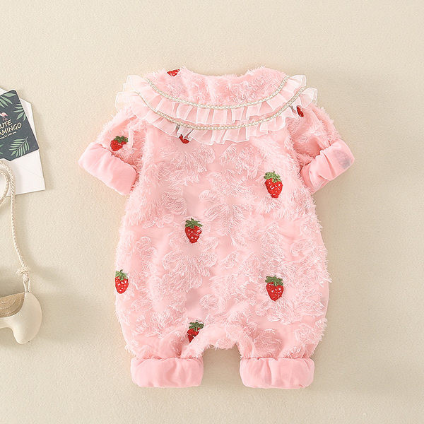 Zīdaiņu flīsa bikses ar pogām un apdruku