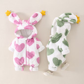 Kūdikių vilnos šliaužtinukas su užtrauktuku ir gobtuvu su ausytėmis