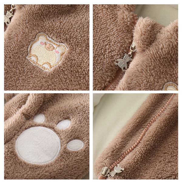 Zīdaiņu plīša vanniņas ar rāvējslēdzēju