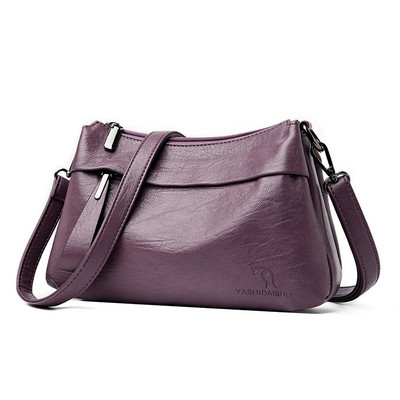 Ženska kožna torba s velikom ručkom u različitim bojama