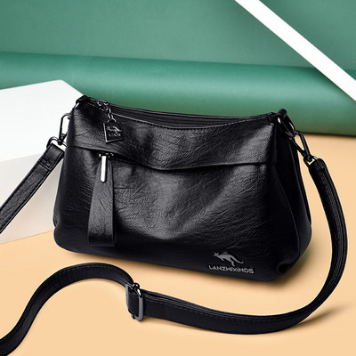 Ženska kožna torba s velikom ručkom u različitim bojama