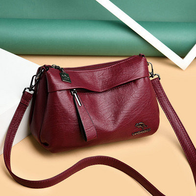 Ženska kožna torba s velikom ručkom u različitim bojama