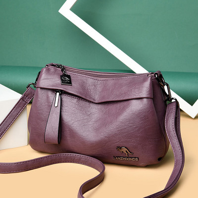 Ženska kožna torba s velikom ručkom u različitim bojama