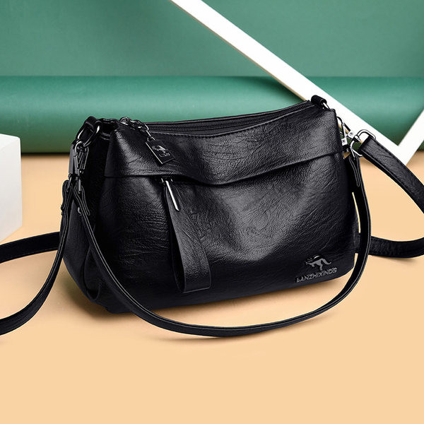 Ženska kožna torba s velikom ručkom u različitim bojama