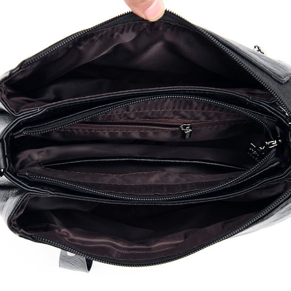 Ženska kožna torba s velikom ručkom u različitim bojama