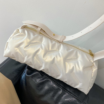 Sieviešu soma ar rāvējslēdzēju un plecu rokturi, ikdienas modelis