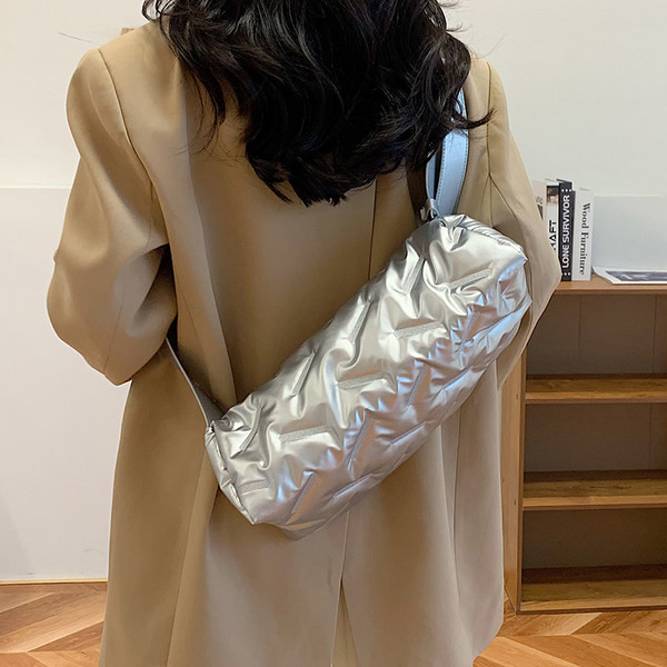 Sieviešu soma ar rāvējslēdzēju un plecu rokturi, ikdienas modelis