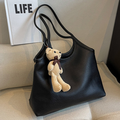 Moderna eko ādas rokassomiņa ar 3D elementu