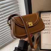 Ikdienas kvadrātveida eko ādas soma ar metāla aizdari