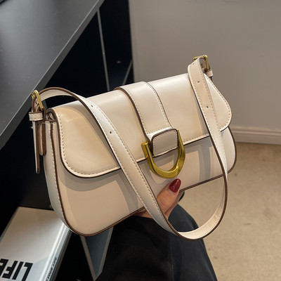 Jauna modeļa maza sieviešu ādas plecu soma