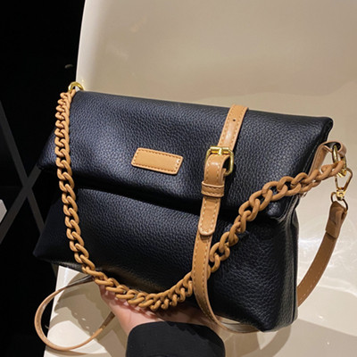 Ikdienas sieviešu ādas ķēdes soma