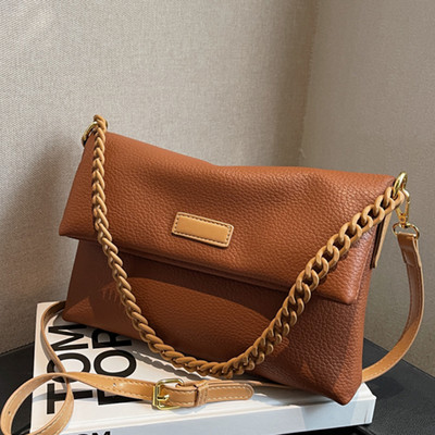 Ikdienas sieviešu ādas ķēdes soma