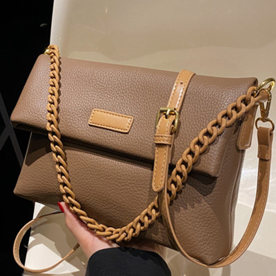 Ikdienas sieviešu ādas ķēdes soma