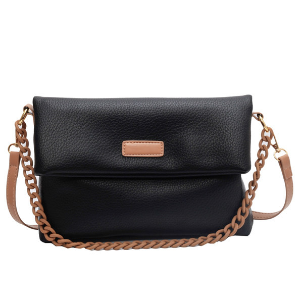 Ikdienas sieviešu ādas ķēdes soma