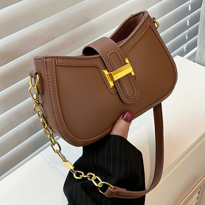 Нов модел дамска чанта от изкуствена кожа с дръжка за рамо