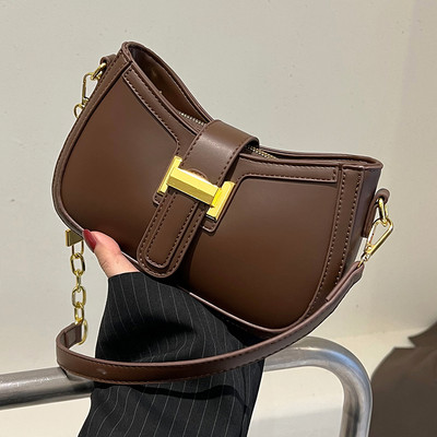 Нов модел дамска чанта от изкуствена кожа с дръжка за рамо