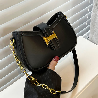 Нов модел дамска чанта от изкуствена кожа с дръжка за рамо