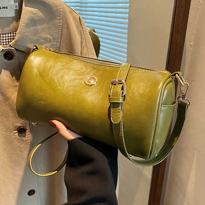 Casual torbica od eko kože sa metalnim elementom