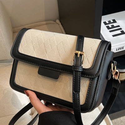 Casual γυναικεία δερμάτινη τσάντα ώμου - πολλά χρώματα