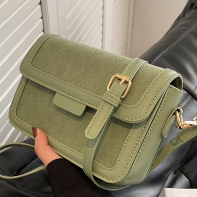 Casual γυναικεία δερμάτινη τσάντα ώμου - πολλά χρώματα