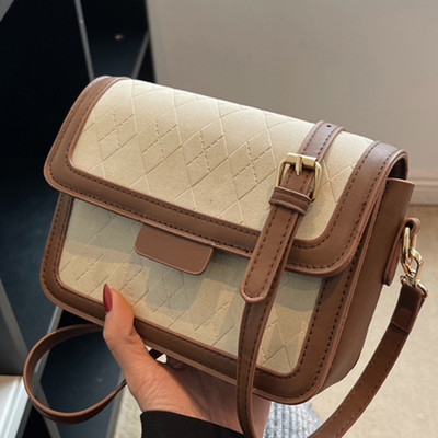 Casual γυναικεία δερμάτινη τσάντα ώμου - πολλά χρώματα