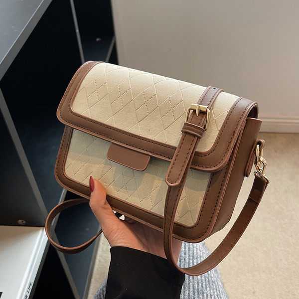 Casual γυναικεία δερμάτινη τσάντα ώμου - πολλά χρώματα