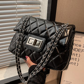 Eco bőr kézitáska gyémántmintával