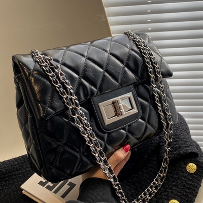 Eco bőr kézitáska gyémántmintával