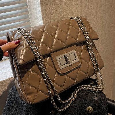 Eco bőr kézitáska gyémántmintával