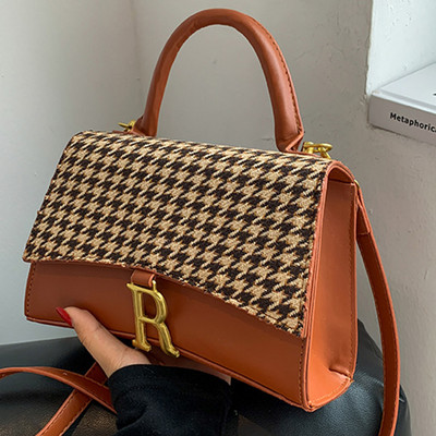 Moderna ženska torba od eko kože sa metalnim elementom