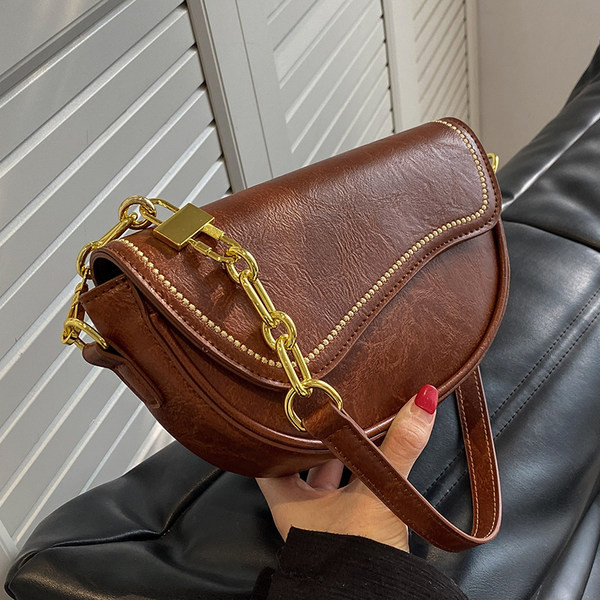 Eko ādas rokassomiņa ar magnētisku sprādzi