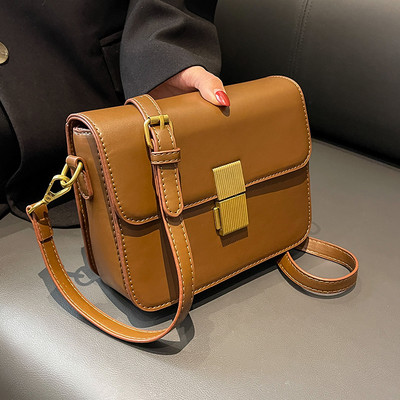 Eko ādas ikdienas soma ar gariem rokturiem