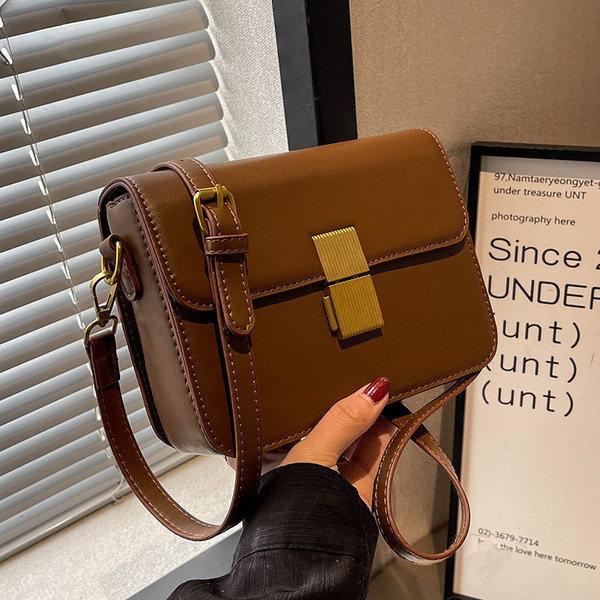 Eko ādas ikdienas soma ar gariem rokturiem