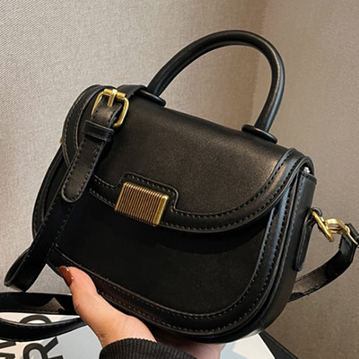 Jauna modeļa maza sieviešu ādas soma ar regulējamu rokturi