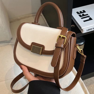 Jauna modeļa maza sieviešu ādas soma ar regulējamu rokturi