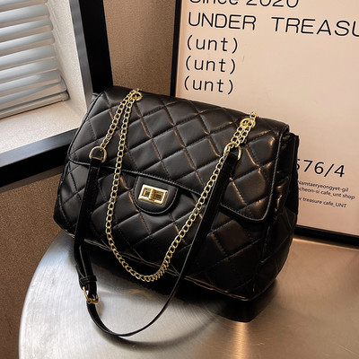 Torbica od eko kože s ručkom za rame i patentnim zatvaračem