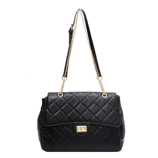 Torbica od eko kože s ručkom za rame i patentnim zatvaračem