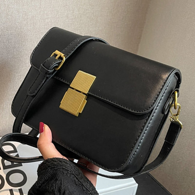 Női bőr táska három színben rögzítéssel