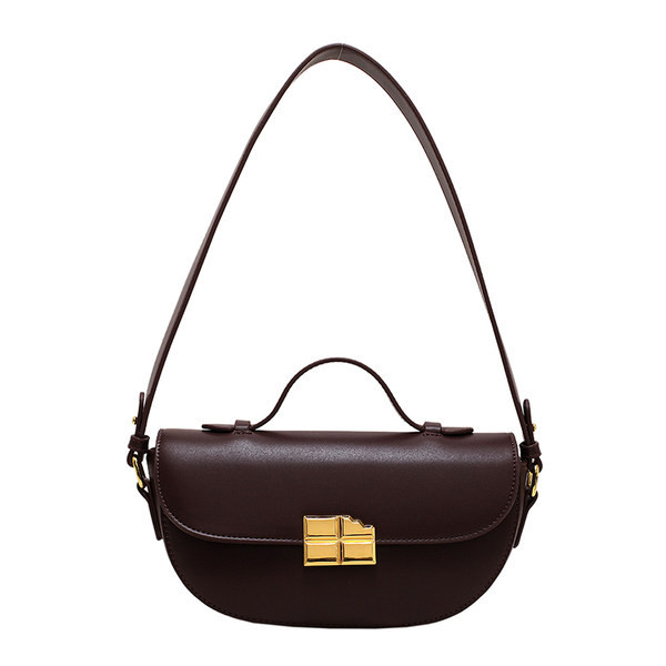 Novi model ženske kožne torbe sa metalnom kopčom